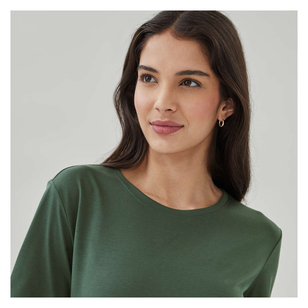 Ru⭐︎⭐︎ Joe Fresh Short Sleeve Rib Knit Top - 1 ea | Zehrs